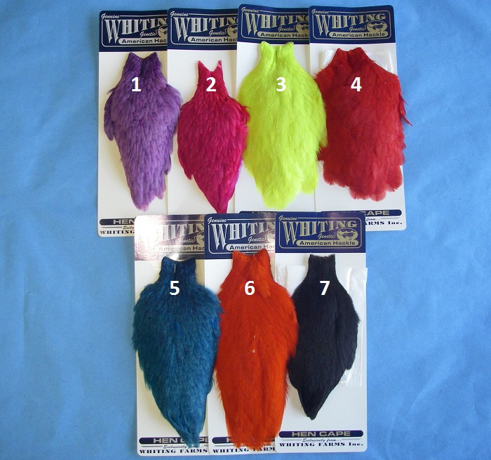 Whiting American Hen - Dyed over White / Cape - Click Image to Close